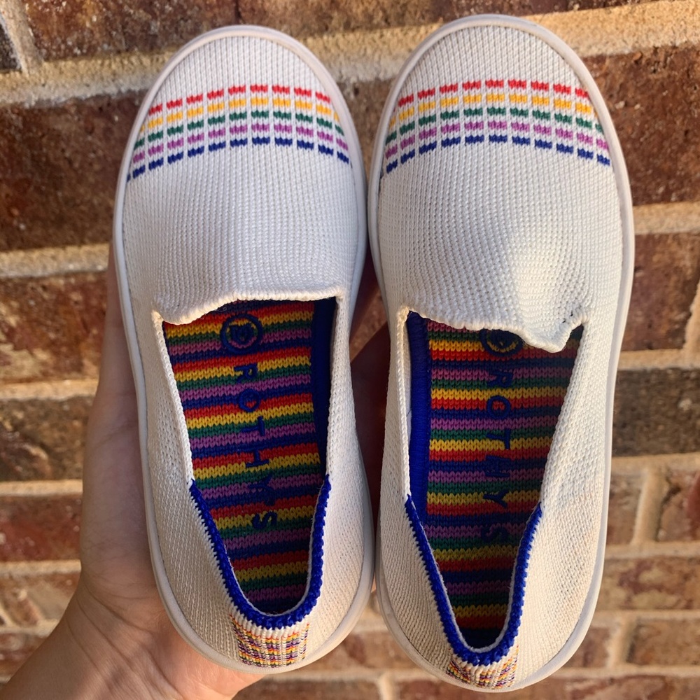 Little girls Rothy’s size 10 rainbow